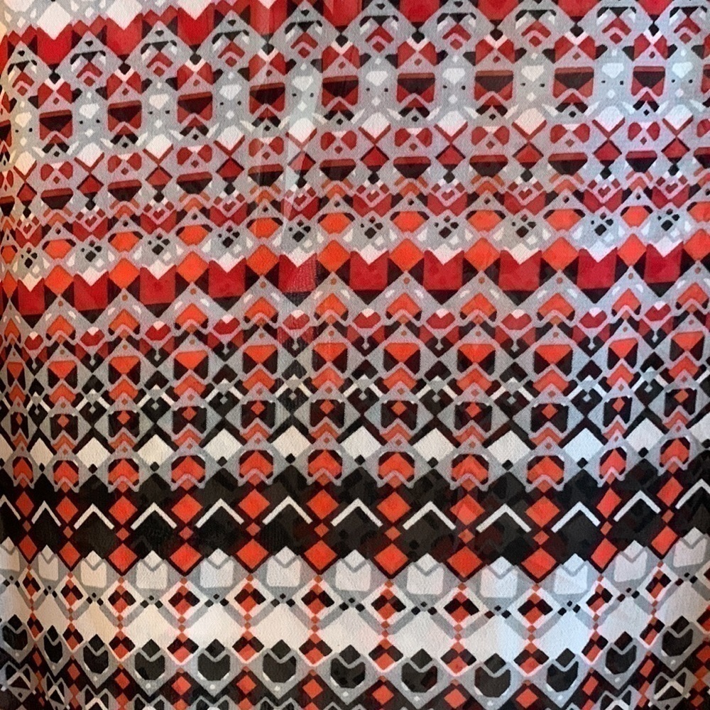 FRED David Como NWT Size XL Bohemian Blouse - Picture 4 of 4